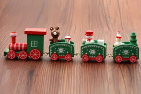 Christmas Ornament Christmas Wooden Train