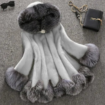 Faux Fur Mink Fur Coat